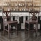 Flash Furniture Gray Wash Walnut Solid Wood Counter Stools, 2PK ES-STBN1-24-GY-2-GG - alternate 1